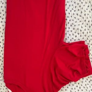 Wilfred free, red tshirt, size small, good condition